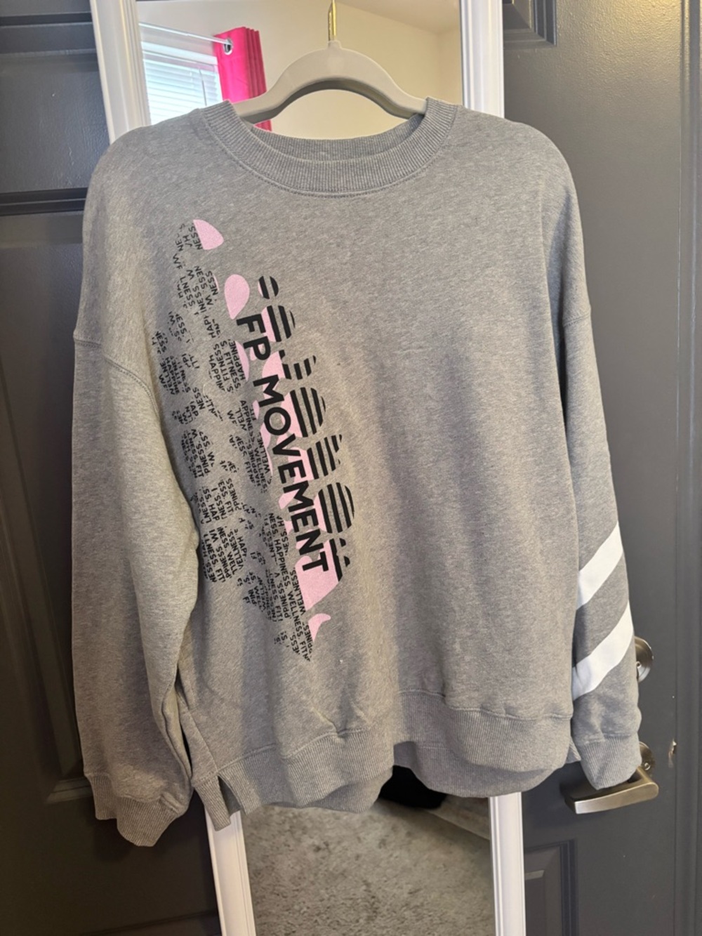 NWT women’s fp movement gray all star pullover size xs